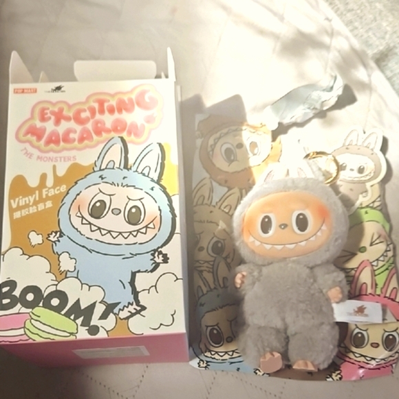 POP MART Exciting Macaron The Monsters 🌟 Sesame Bean 🌟 Authentic